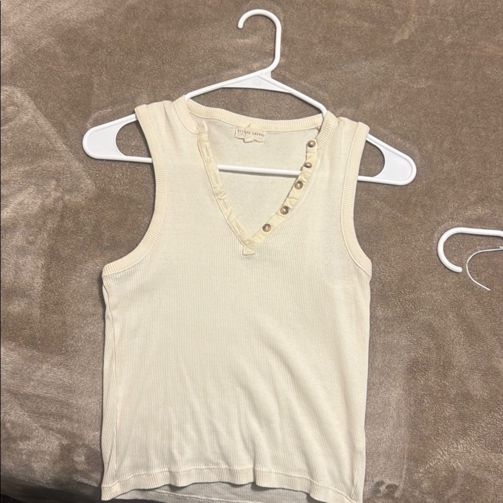 Gilded intent tank top